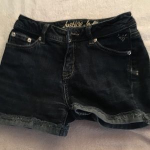 Girls/Junior Size 14 Justice Jean Shorts.